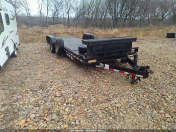  Salvage Novae Corp Flatbed Trailer