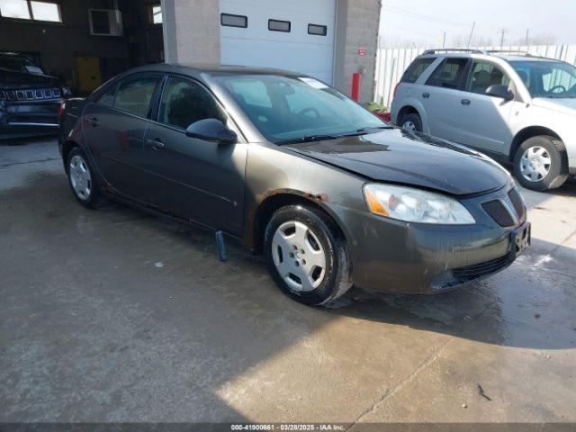  Salvage Pontiac G6