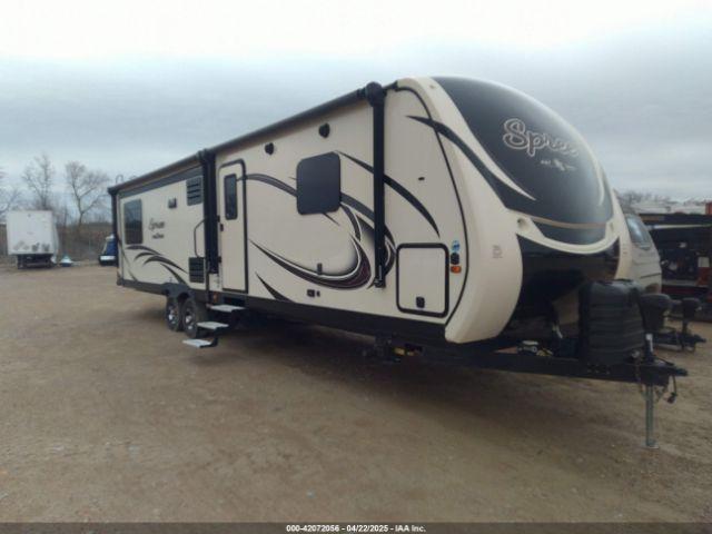  Salvage Kz Spree Travel Trailer