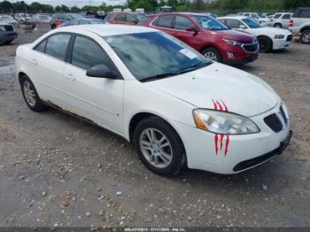  Salvage Pontiac G6