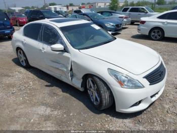  Salvage INFINITI G37x
