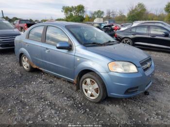  Salvage Chevrolet Aveo
