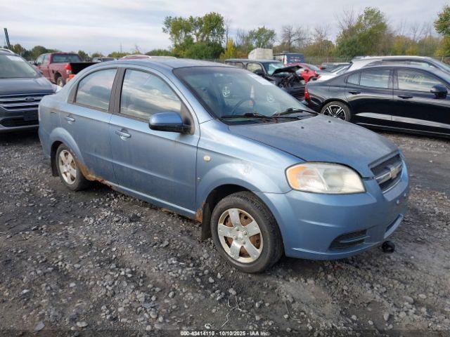  Salvage Chevrolet Aveo