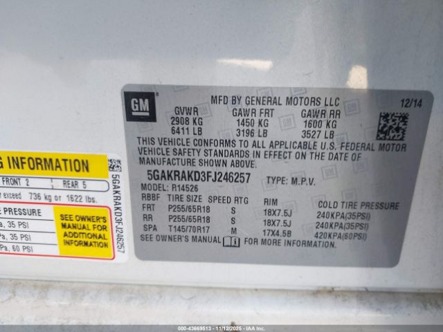 Buick Enclave Convenience Image 13