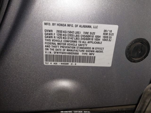 Honda Pilot Ex-l Image 2