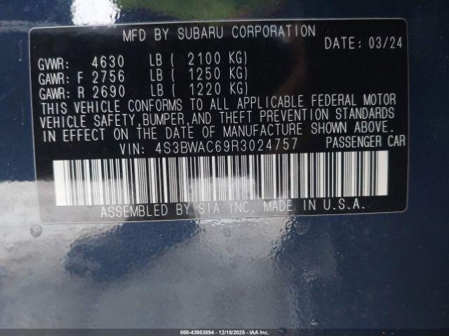 Subaru Legacy Premium Image 9