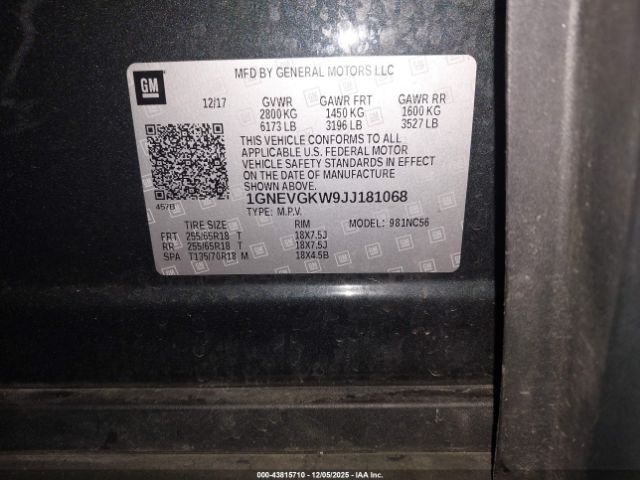 Chevrolet Traverse 1lt Image 2