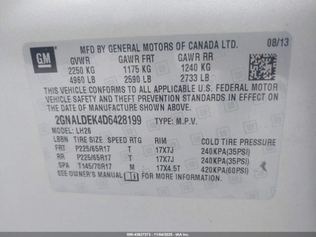 Chevrolet Equinox 1lt Image 11