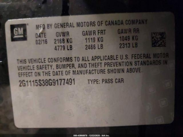 Chevrolet Impala 2lt Image 9