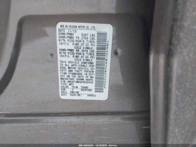 Nissan Murano Sl Image 10