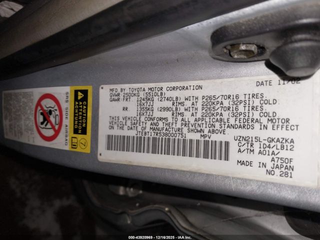 Toyota 4Runner Limited V8 Image 11