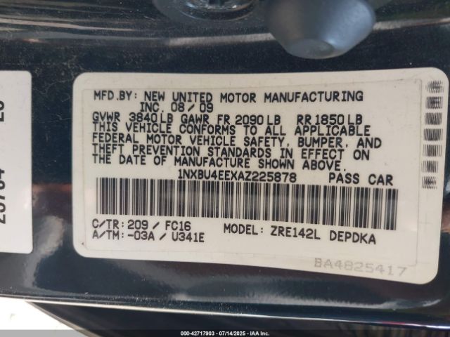 Toyota Corolla Le Image 12