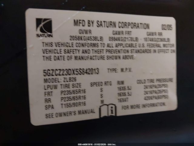 Saturn Vue 4 Cyl Image 11