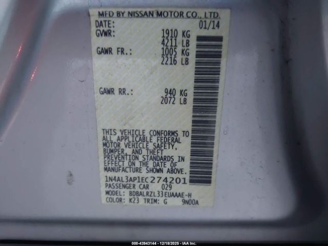 Nissan Altima 2.5 S Image 6