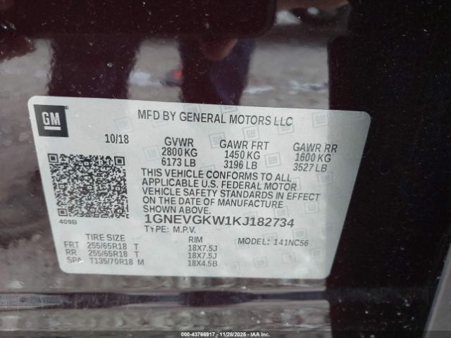 Chevrolet Traverse 1lt Image 10