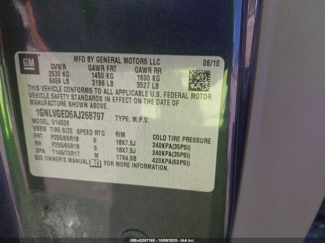 Chevrolet Traverse Lt Image 8