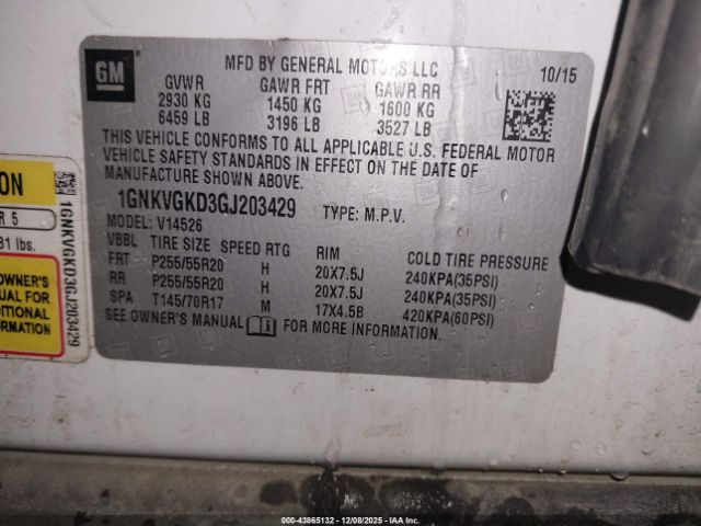 Chevrolet Traverse 1lt Image 7