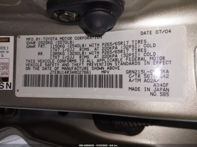 Toyota 4Runner Sr5 V6 Image 12