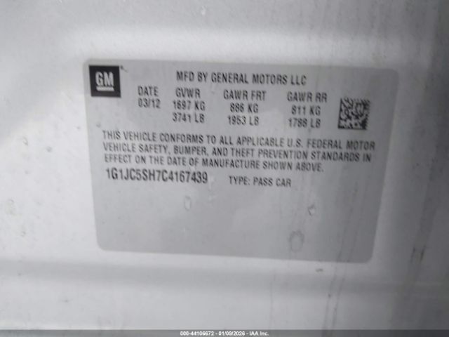 Chevrolet Sonic 2lt Image 9