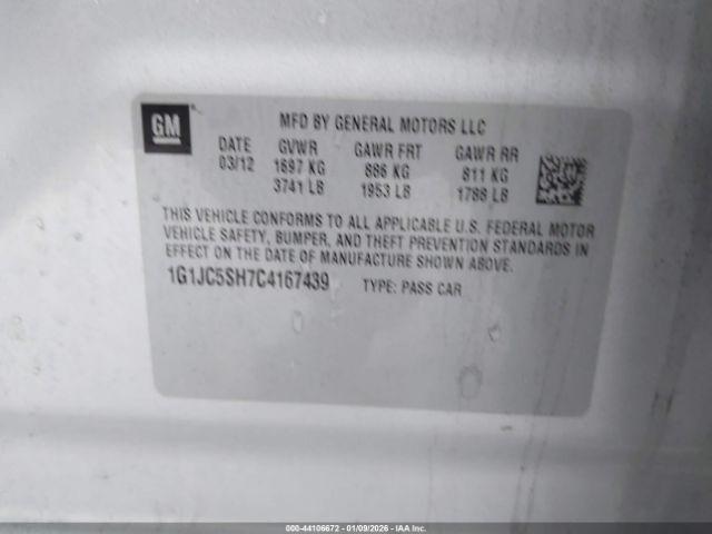 Chevrolet Sonic 2lt Image 9